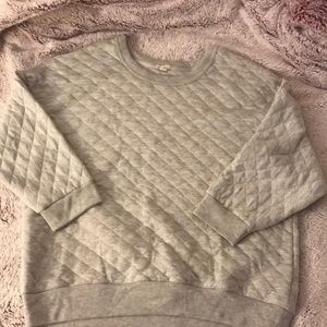 Gap quilted 3/4 sleeve top